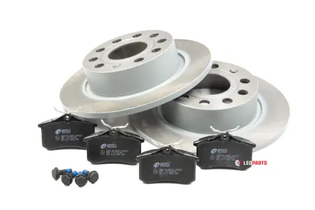 Комплект задних тормозных дисков с колодками REMSA 8263.06