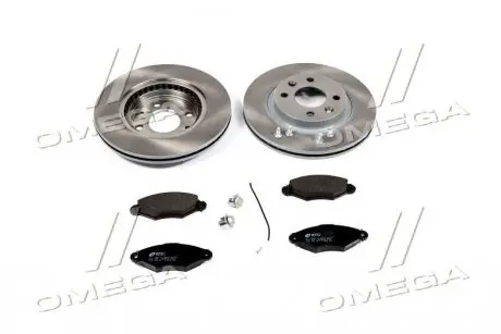 Комплект тормозных дисков и колодок REMSA 8643.05