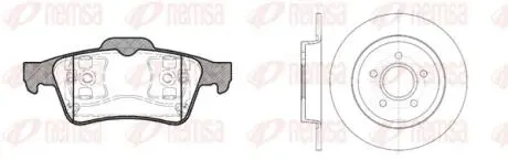 FORD К-кт гальм. колодки + диски C-max REMSA 8842.01
