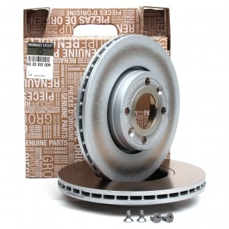 Тормозной диск передний (комплект 2шт) RENAULT 402061200R (фото 1)