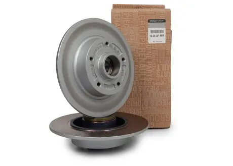 Оригинальный комплект задних тормозных дисков с подшипниками (260x8x30) RENAULT 432002188R