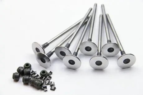 Клапан двигателя выпускной 2.2dci (8 шт. + сальники) master ii, trafic ii / opel movano a, vivaro a 2001- RENAULT 7701472670