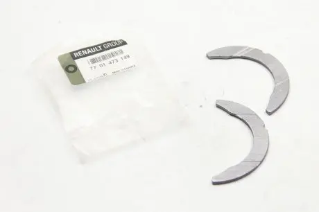 Вкладыш полумесяц, 1.5dci RENAULT 7701 473 149