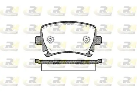Комплект тормозных колодок ROADHOUSE 2103100
