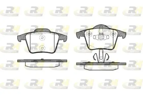 Комплект тормозных колодок ROADHOUSE 2104400