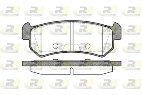 Комплект гальмівних колодок ROADHOUSE 2104800