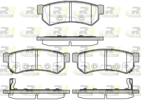 Комплект тормозных колодок ROADHOUSE 2104812