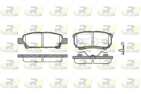 Комплект тормозных колодок ROADHOUSE 2105102