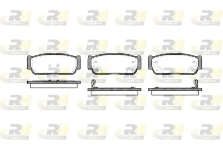 Комплект гальмівних колодок ROADHOUSE 2106302
