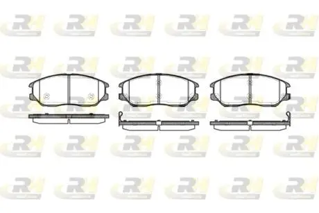 Комплект гальмівних колодок ROADHOUSE 2108502