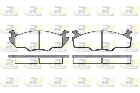 Комплект тормозных колодок ROADHOUSE 212110