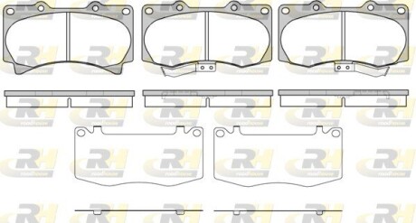 Гальмівні колодки ROADHOUSE 21220.02