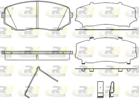 Комплект тормозных колодок ROADHOUSE 2126702