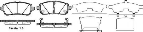 Комплект тормозных колодок ROADHOUSE 2128102 (фото 1)