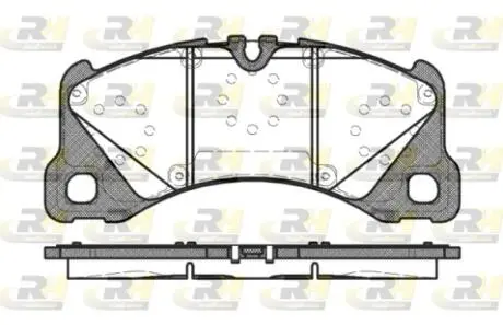 Комплект тормозных колодок ROADHOUSE 2134540