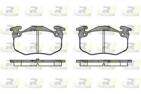 Комплект тормозных колодок ROADHOUSE 214450