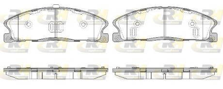 Гальмівні колодки ROADHOUSE 21495.00