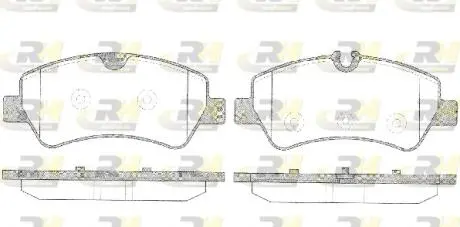 Комплект тормозных колодок ROADHOUSE 2152100