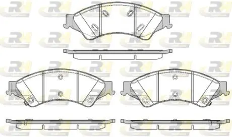Тормозные колодки ROADHOUSE 21524.02