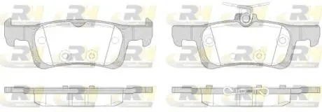 Комплект тормозных колодок ROADHOUSE 2156300
