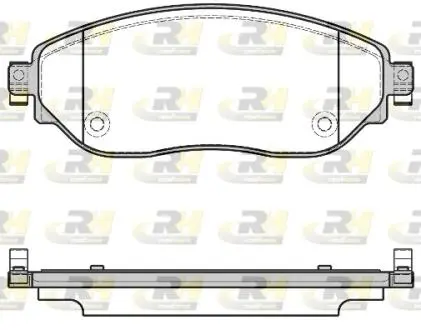 Комплект тормозных колодок ROADHOUSE 21617,08