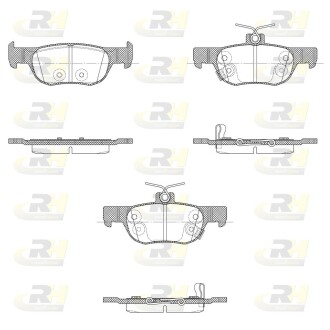 Гальмівні колодки ROADHOUSE 21869.02