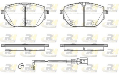 Гальмівні колодки ROADHOUSE 21920.01