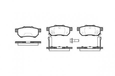 Комплект тормозных колодок ROADHOUSE 223352 (фото 1)