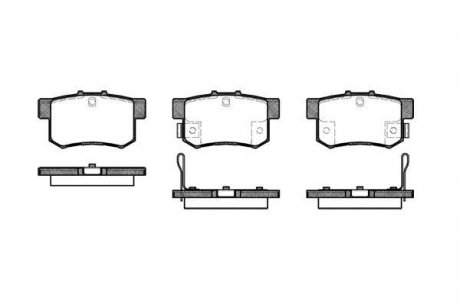 Комплект тормозных колодок ROADHOUSE 232522 (фото 1)