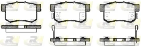Комплект гальмівних колодок ROADHOUSE 232552