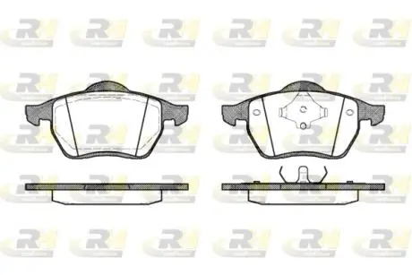Комплект гальмівних колодок ROADHOUSE 239000