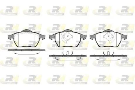 Комплект тормозных колодок ROADHOUSE 239020