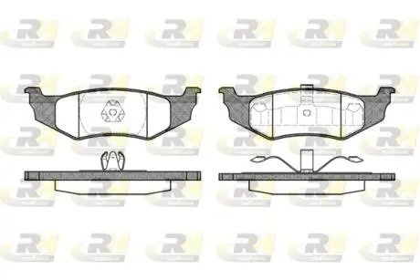 Комплект тормозных колодок ROADHOUSE 248240