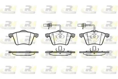 Комплект тормозных колодок ROADHOUSE 272102