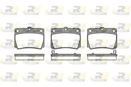 Комплект тормозных колодок ROADHOUSE 275002