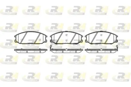 Комплект гальмівних колодок ROADHOUSE 277112