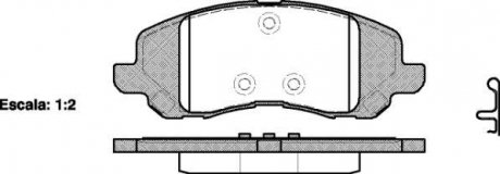 Комплект тормозных колодок ROADHOUSE 280420 (фото 1)