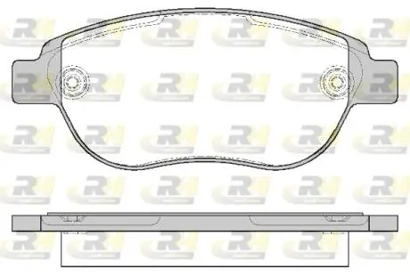 Комплект тормозных колодок ROADHOUSE 284100