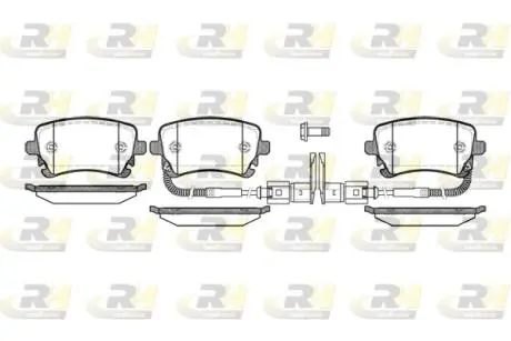 Комплект тормозных колодок ROADHOUSE 289702