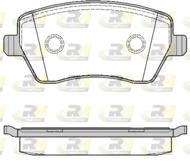 Комплект тормозных колодок ROADHOUSE 298700