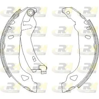 Комплект тормозных колодок ROADHOUSE 4179.01