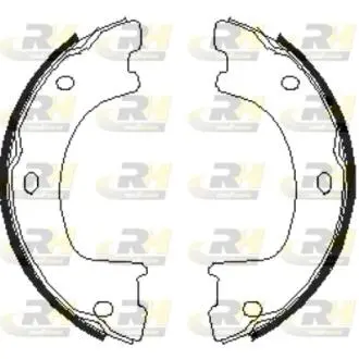 Гальмівні колодки барабанні ROADHOUSE 4674.00