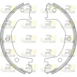 Комплект тормозных колодок ROADHOUSE 4712.00