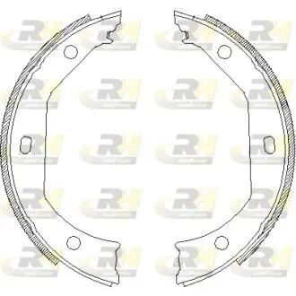 Комплект гальмівних колодок ROADHOUSE 4716.00