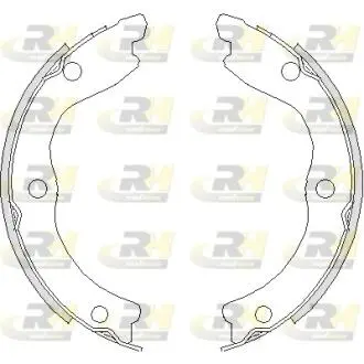 Комплект гальмівних колодок ROADHOUSE 4736.00