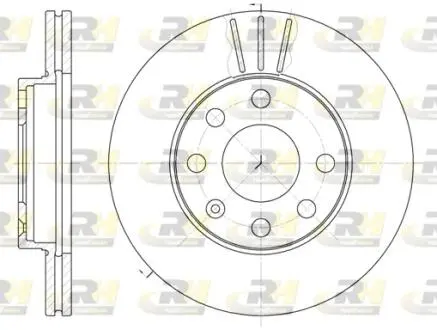 Тормозной диск ROADHOUSE 606110