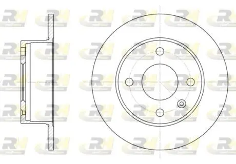 Тормозной диск ROADHOUSE 609500