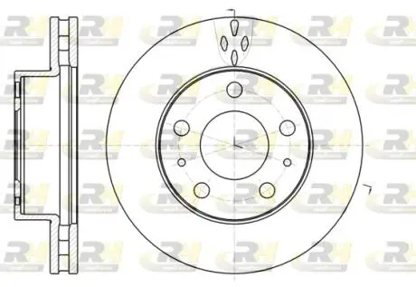 Тормозной диск ROADHOUSE 6101610