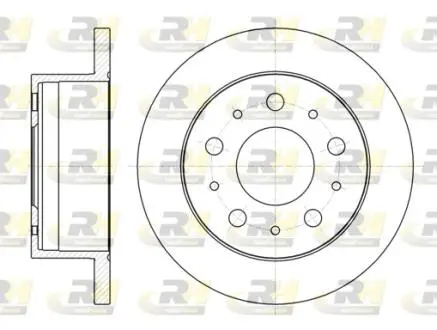 Тормозной диск ROADHOUSE 6105600