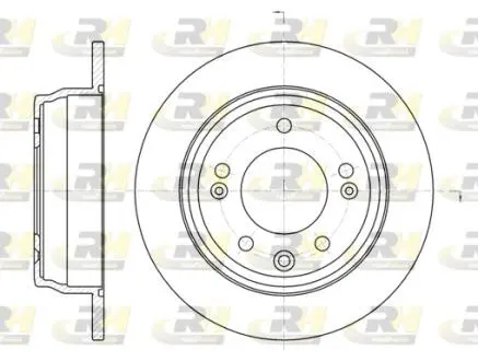 Тормозной диск ROADHOUSE 6110500